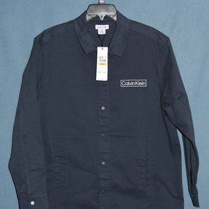 Brand New Men's Calvin Klein Jacket, Navy Blue, Size Medium